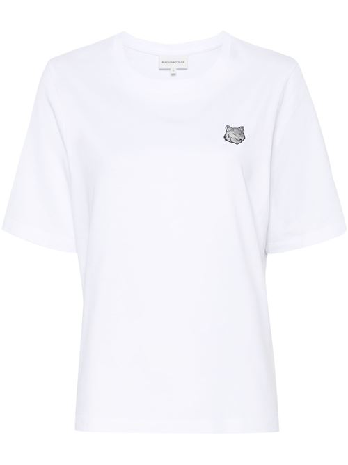 Bold fox head patch comfort tee shirt MAISON KITSUNE | MW00111KJ0119P100